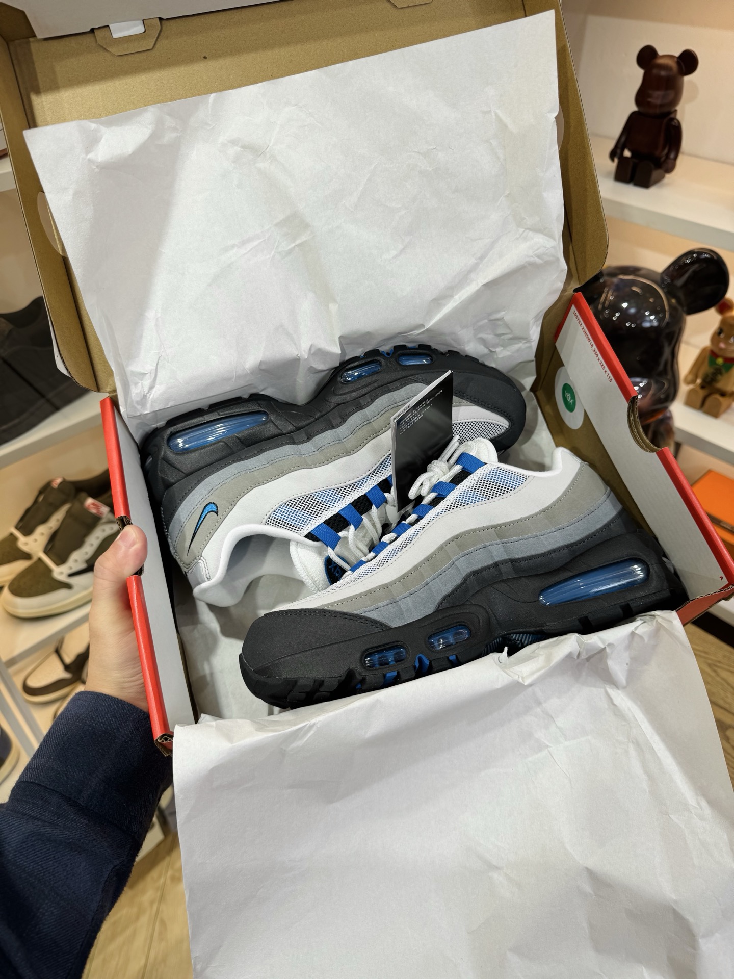 Air Max 95 OG Blue Spark 灰黑藍 2025版 IM7410-100