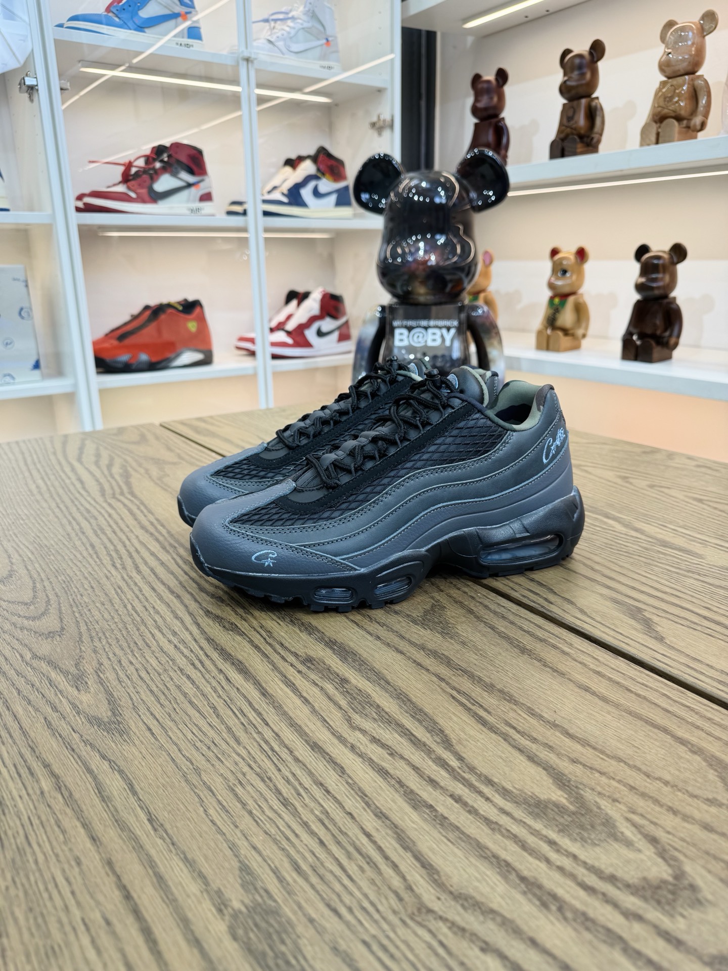 Corteiz x Max 95 復古聯名 Les Bleus 黑藍 