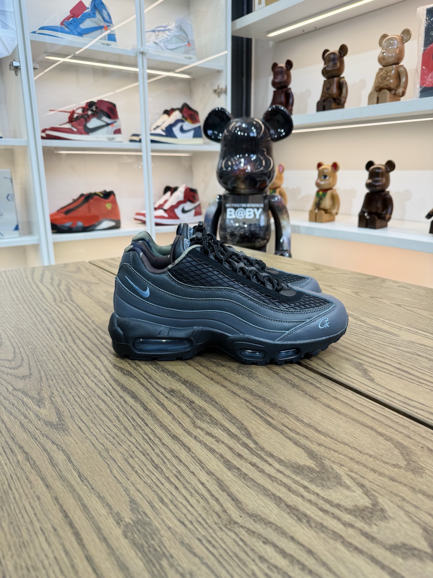 Corteiz x Max 95 復古聯名 Les Bleus 黑藍 