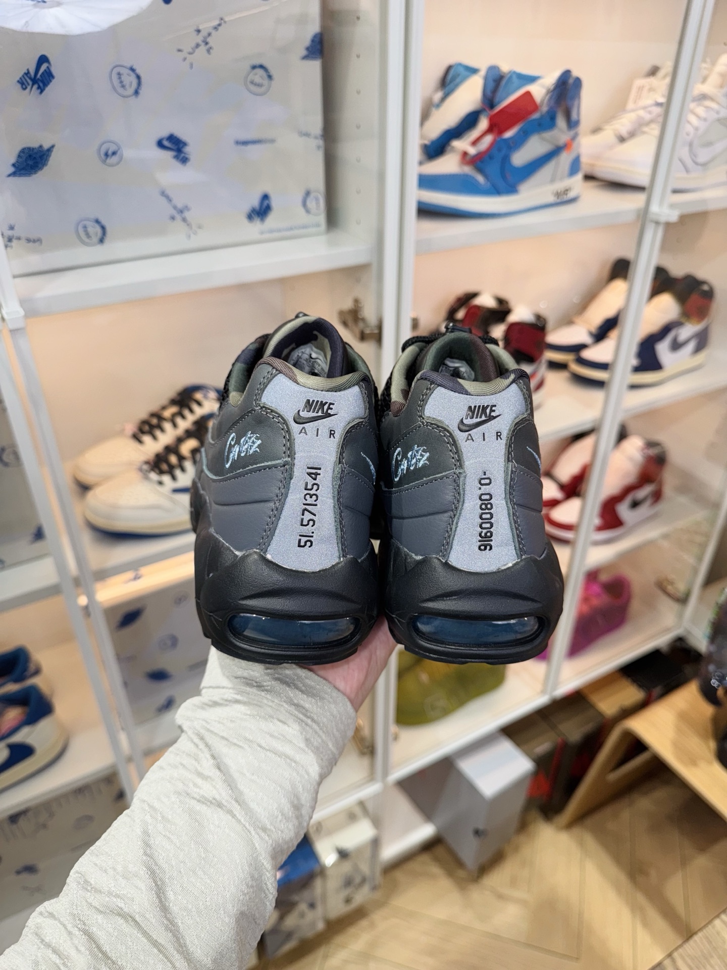 Corteiz x Max 95 復古聯名 Les Bleus 黑藍 