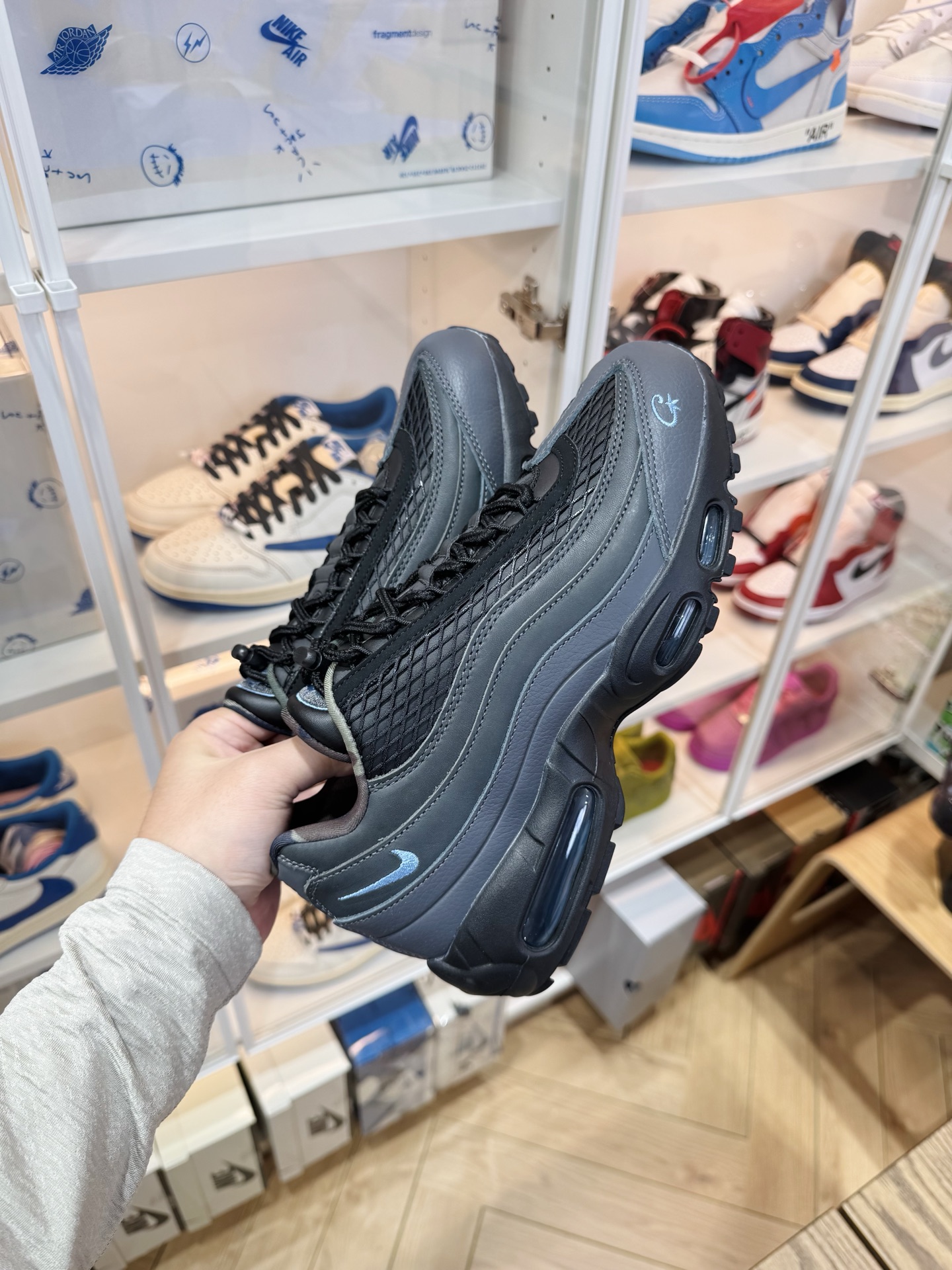 Corteiz x Max 95 復古聯名 Les Bleus 黑藍 