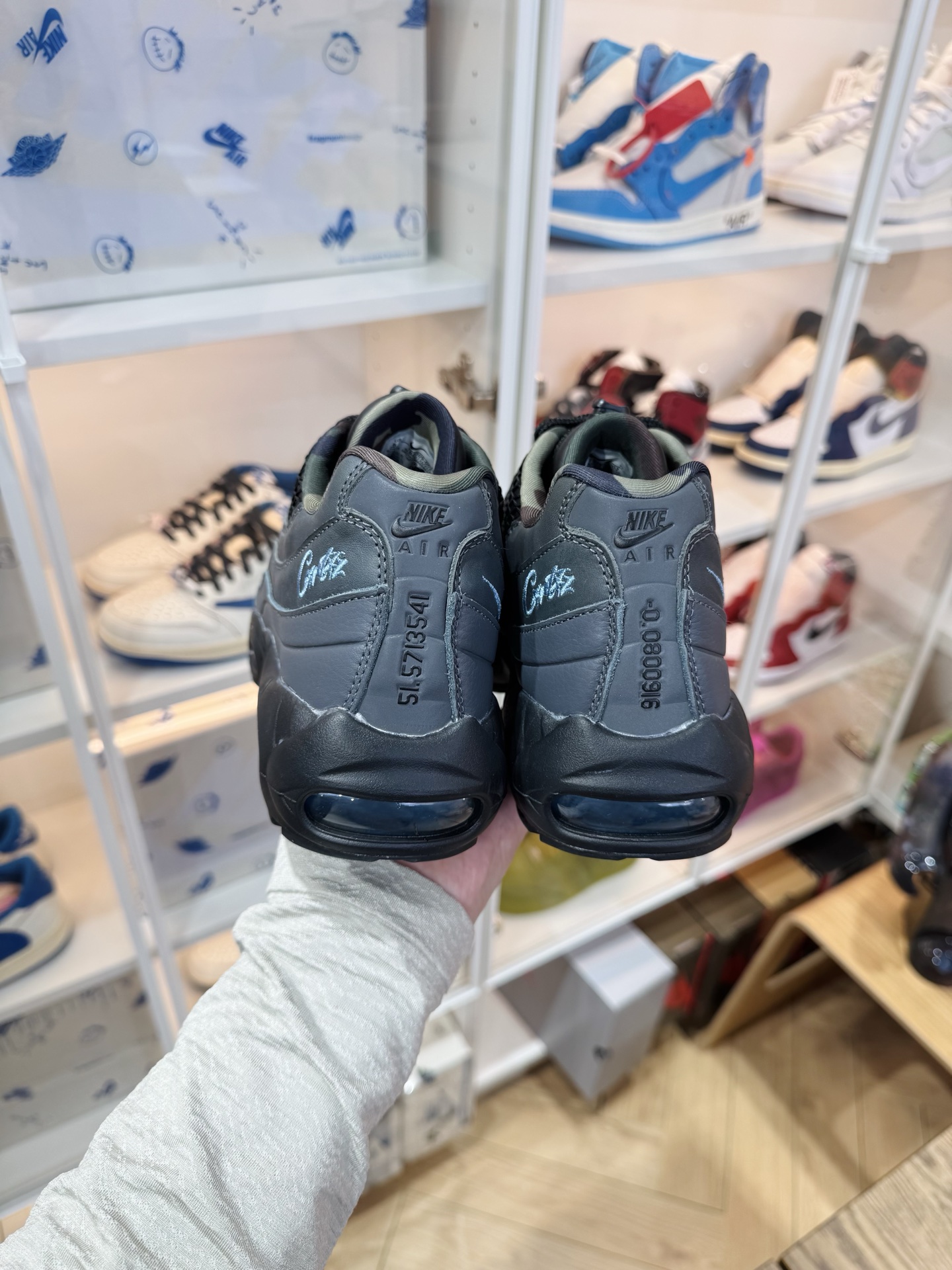 Corteiz x Max 95 復古聯名 Les Bleus 黑藍 