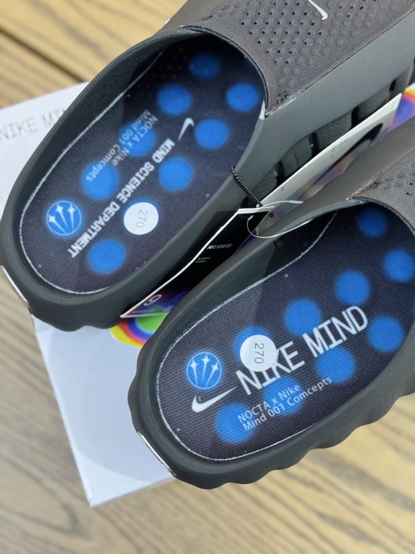 Nocta x Mind 001 男款黑色 款式偏小 建議加大1-2碼 概念創作鞋款 無市售