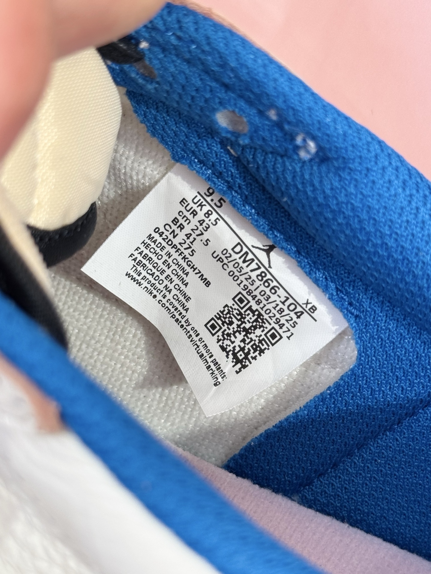 Prime 臻選產品｜Travis Scott AJ1倒鉤 No.10 閃電2.0 男女款 DM7866-104