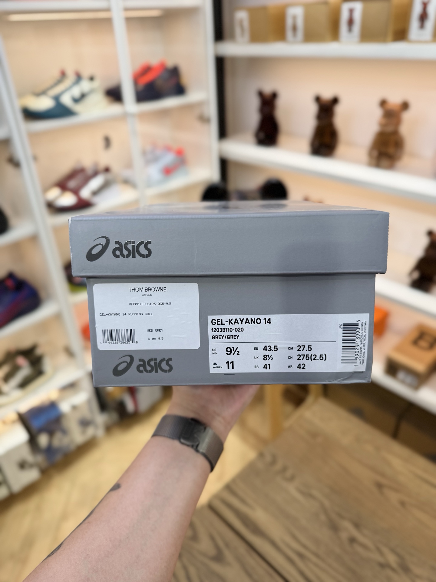 【總裁產品】TB × Kayano 14 灰色 聯名款 1203B110-020