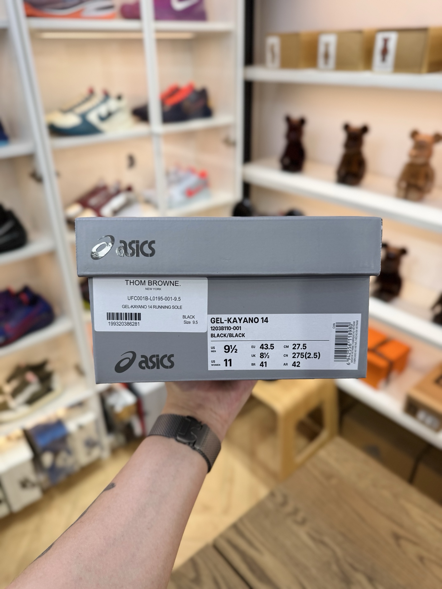 【總裁產品】TB × Kayano 14 黑色 聯名款 1203B110-001