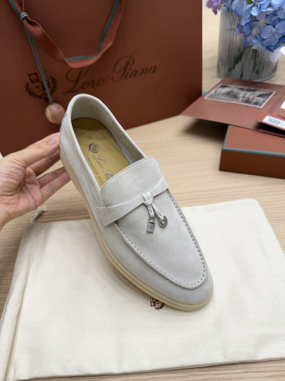 【精選產品】Lp Summer Charms Walk 女士樂福鞋 FAE5444MC51 顏色：珍珠灰（MC51）