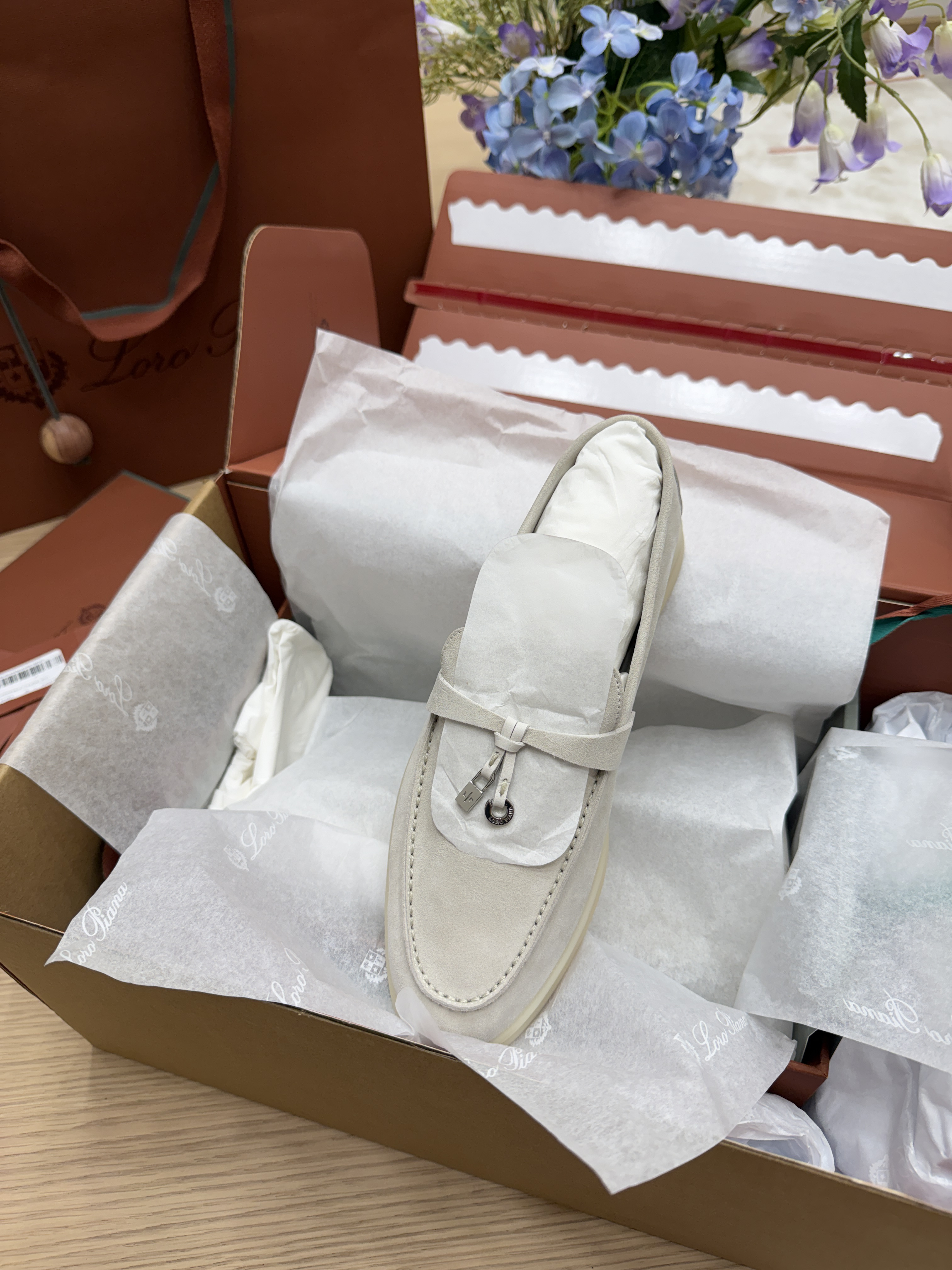 【精選產品】Lp Summer Charms Walk 女士樂福鞋 FAE5444MC51 顏色：珍珠灰（MC51）