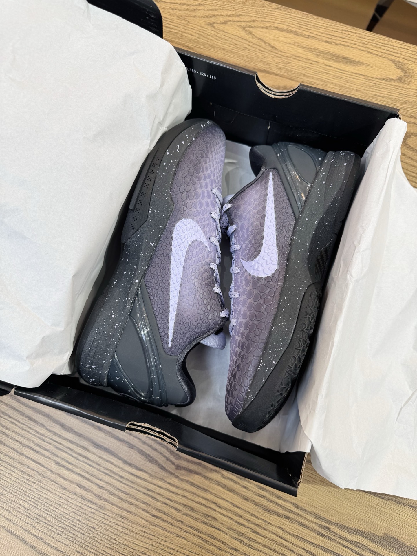 【H12產品】 Kobe 6 Protro "EYBL"  黑紫色💜 DM2825-001
