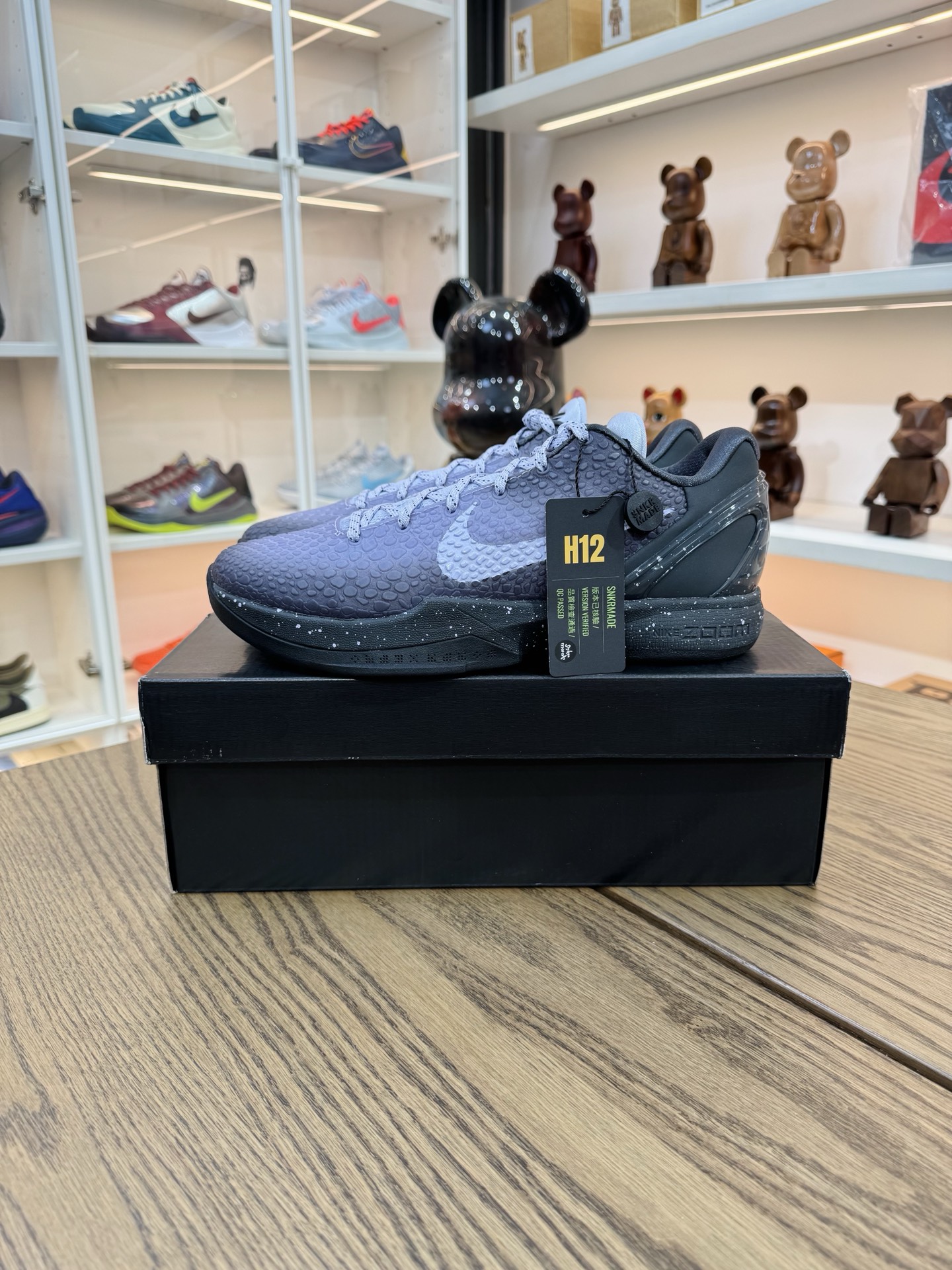 【H12產品】 Kobe 6 Protro "EYBL"  黑紫色💜 DM2825-001
