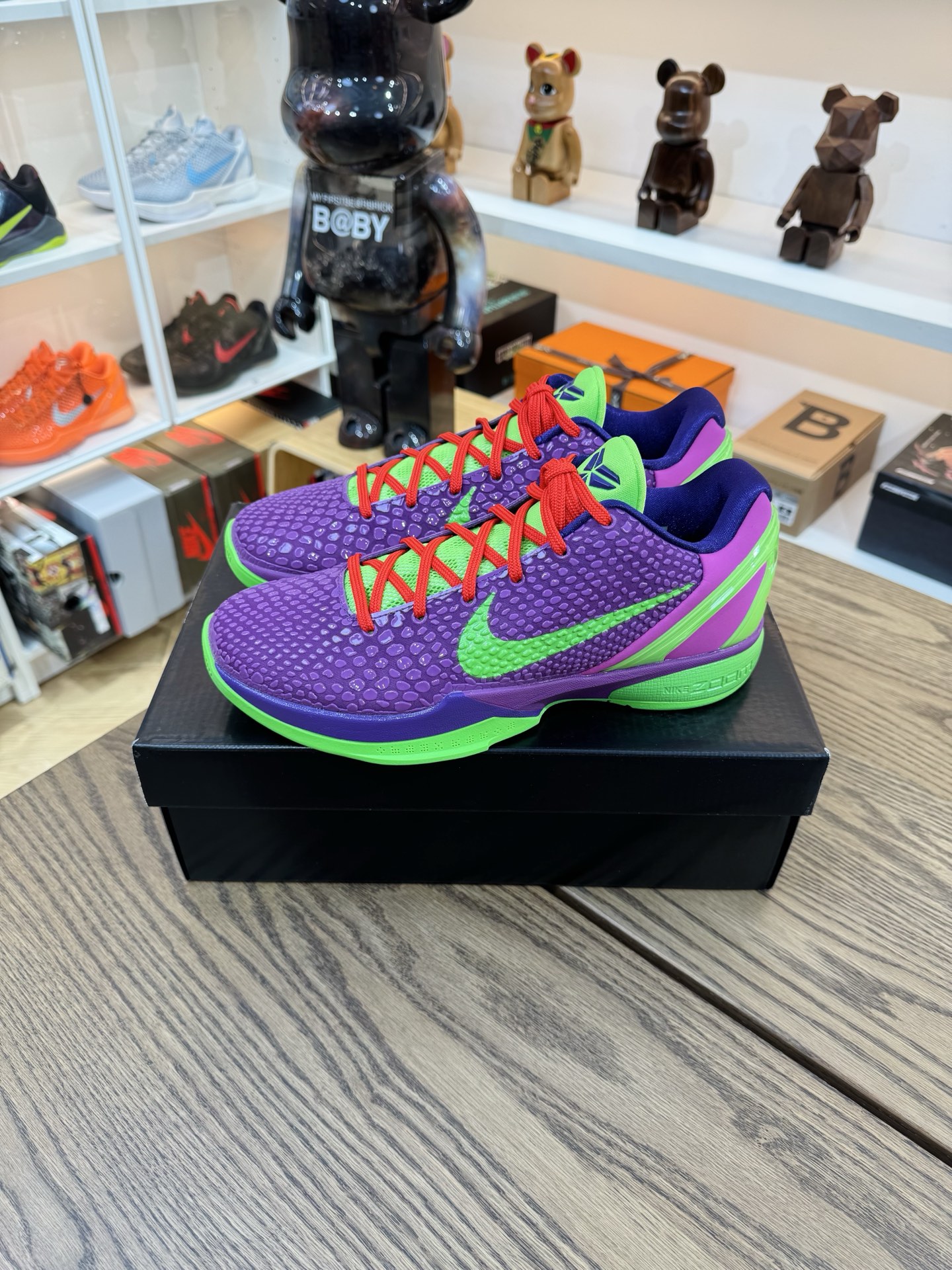 【H12產品】 Kobe 6 PE 紫綠色 哈里斯上腳同款PE配色