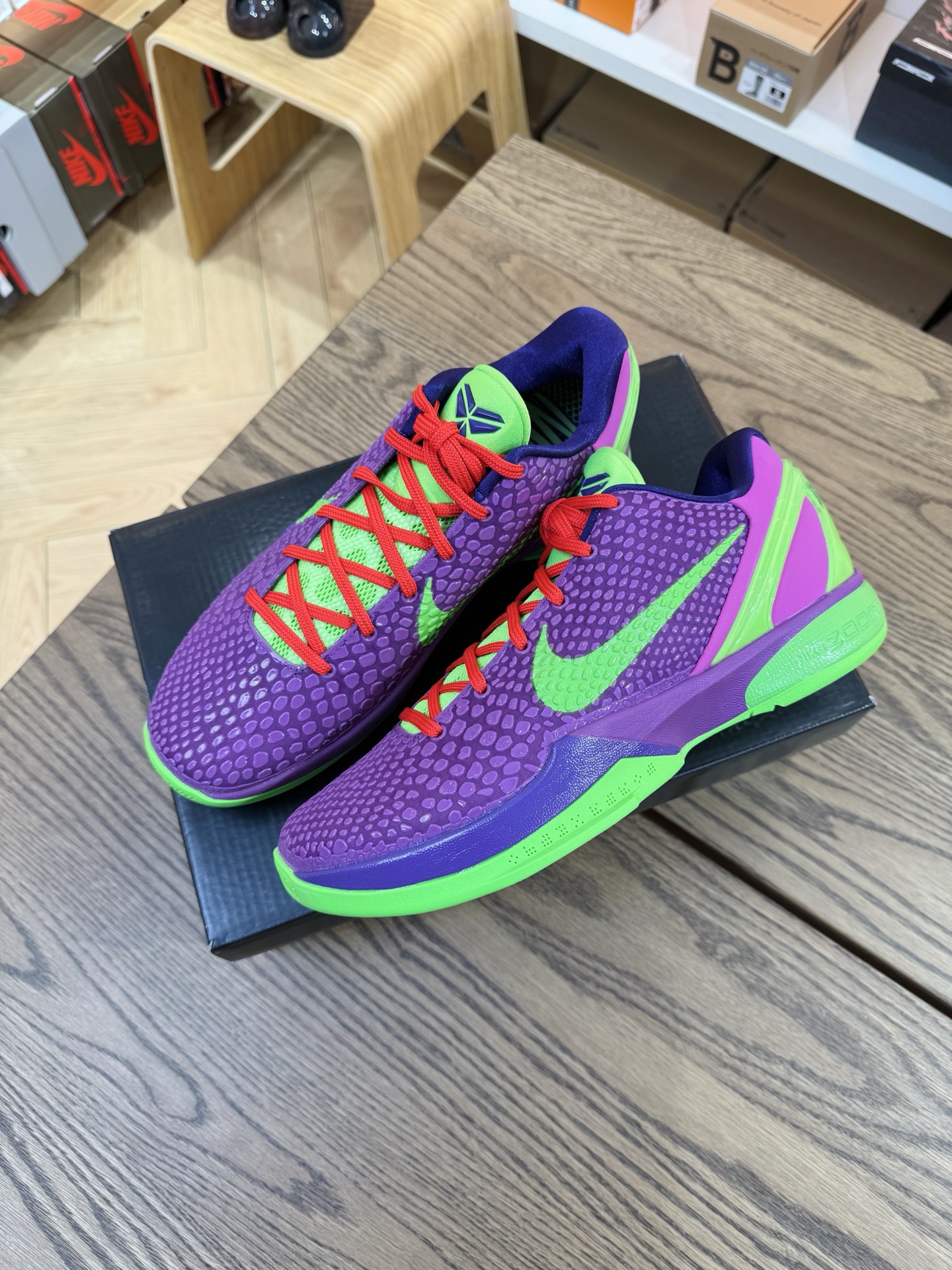 【H12產品】 Kobe 6 PE 紫綠色 哈里斯上腳同款PE配色