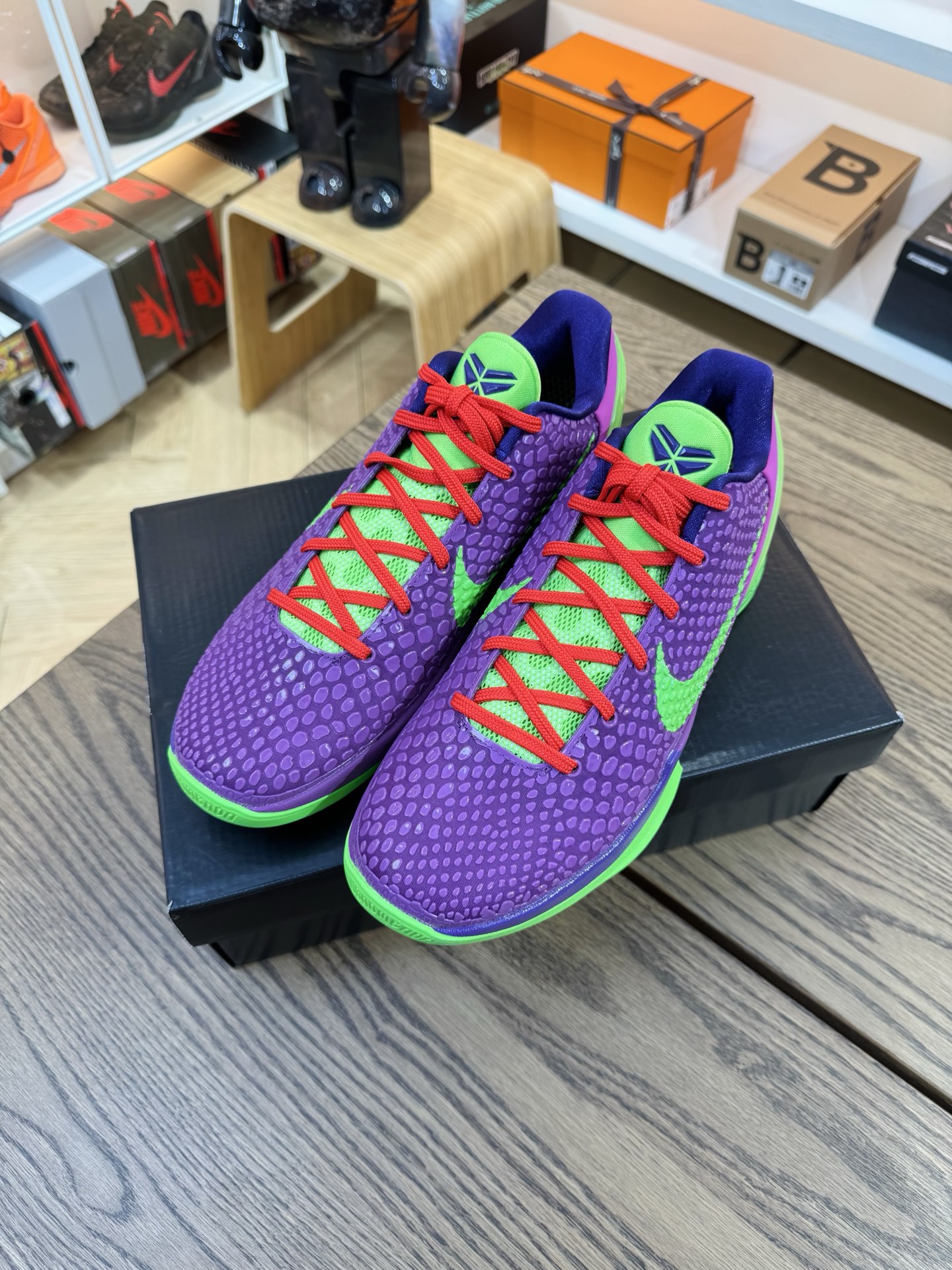 【H12產品】 Kobe 6 PE 紫綠色 哈里斯上腳同款PE配色