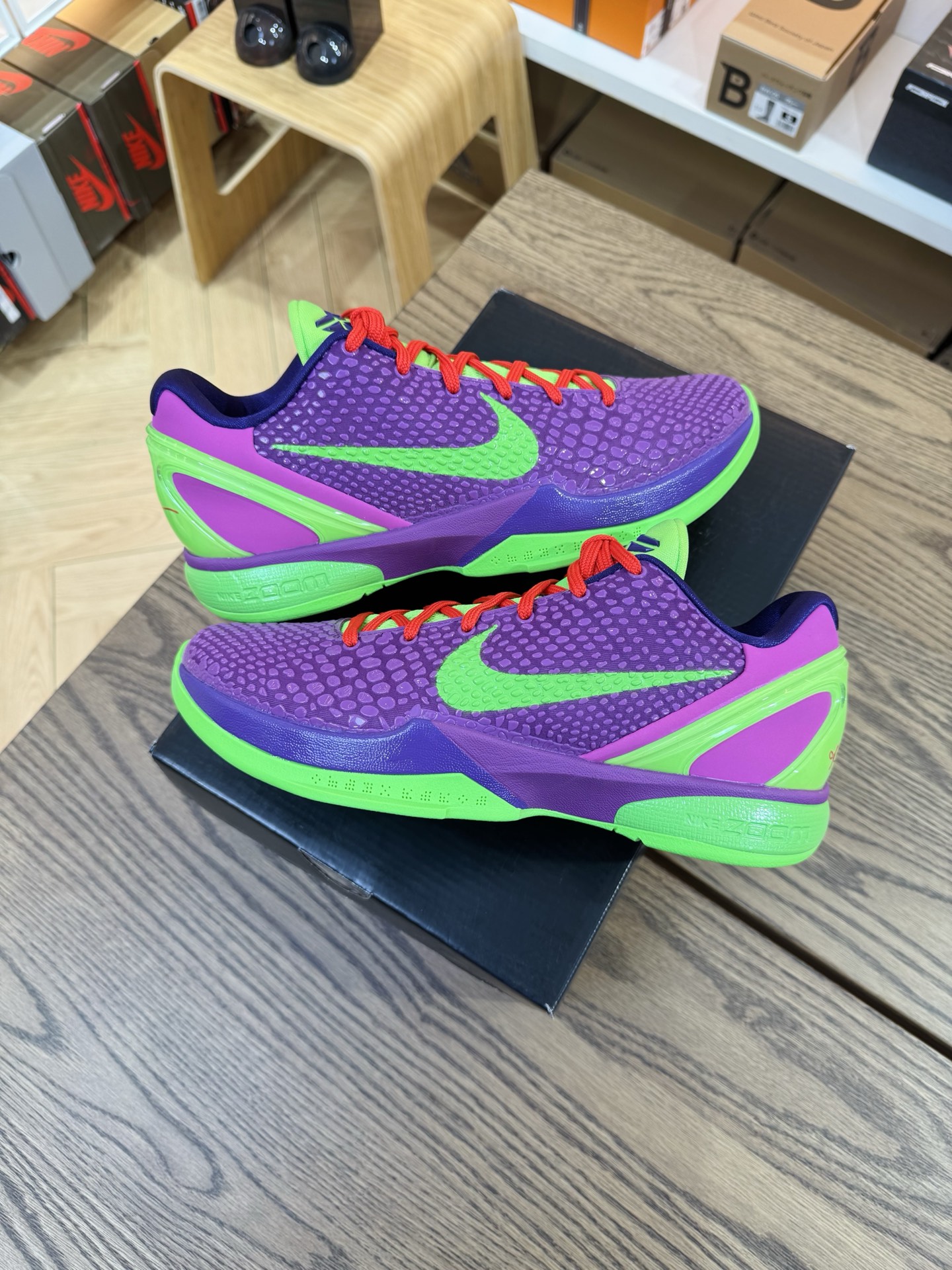 【H12產品】 Kobe 6 PE 紫綠色 哈里斯上腳同款PE配色