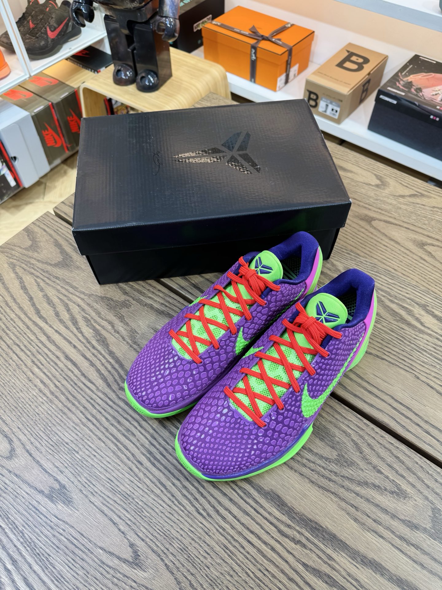【H12產品】 Kobe 6 PE 紫綠色 哈里斯上腳同款PE配色