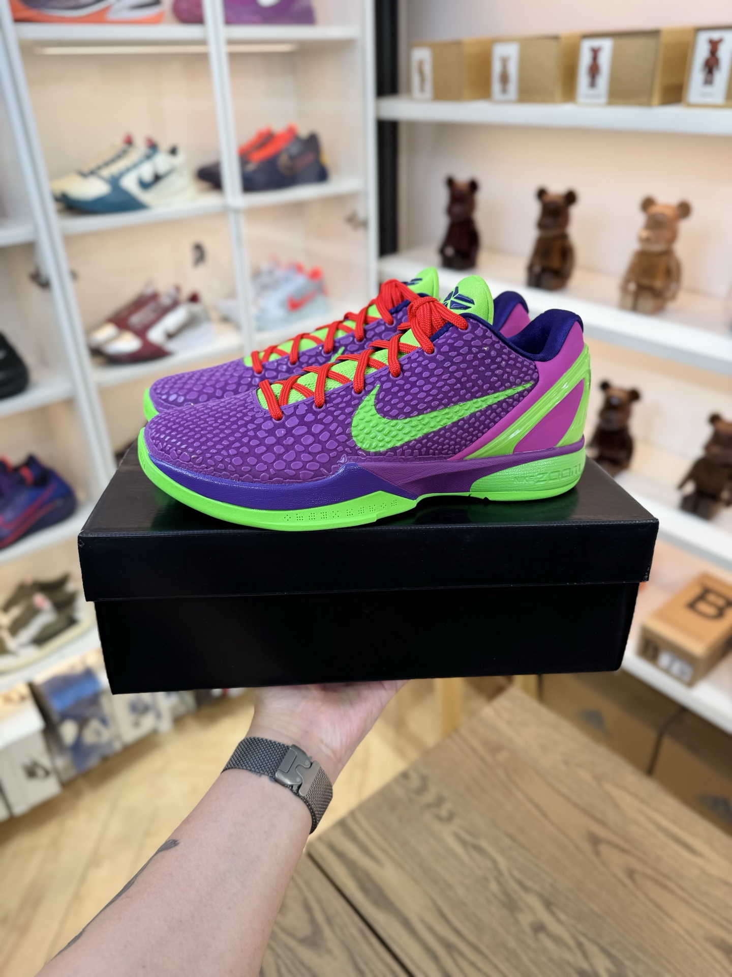 【H12產品】 Kobe 6 PE 紫綠色 哈里斯上腳同款PE配色