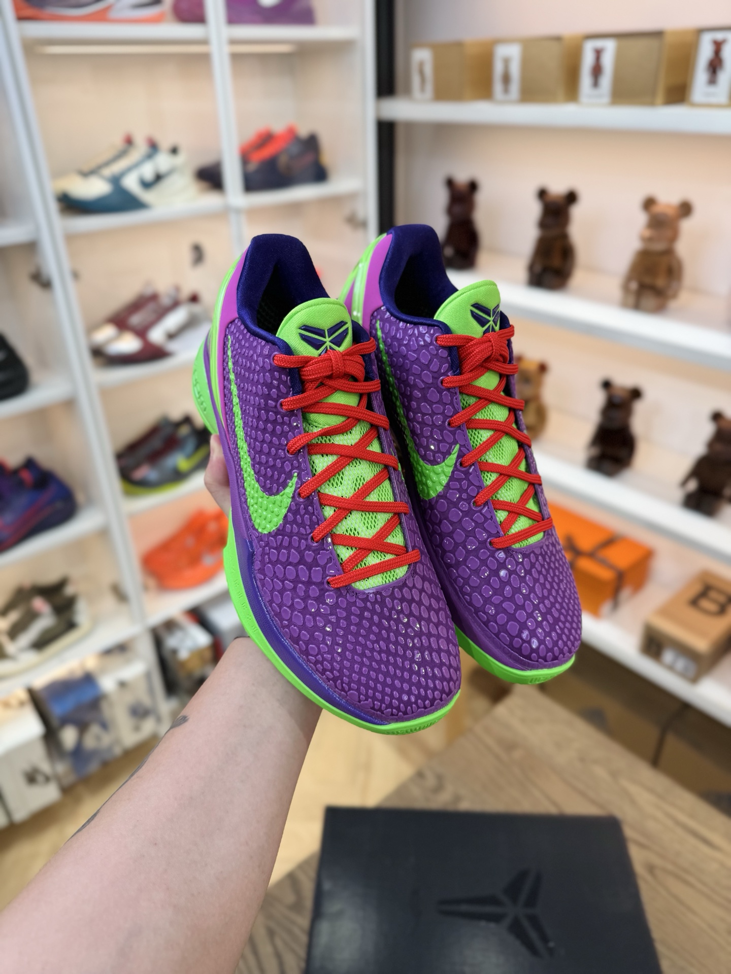 【H12產品】 Kobe 6 PE 紫綠色 哈里斯上腳同款PE配色