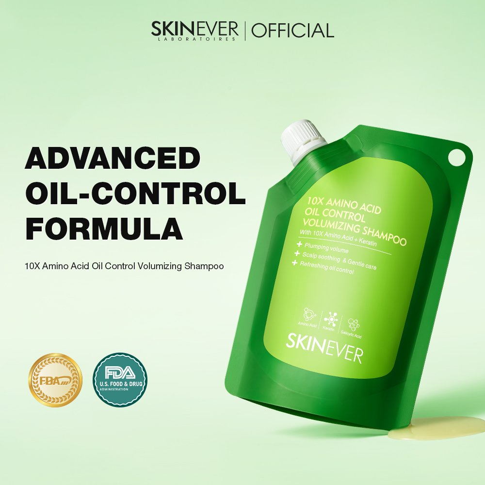 10X Amino Acid Oil Control Volumizing Shampoo-SKINEVER PH