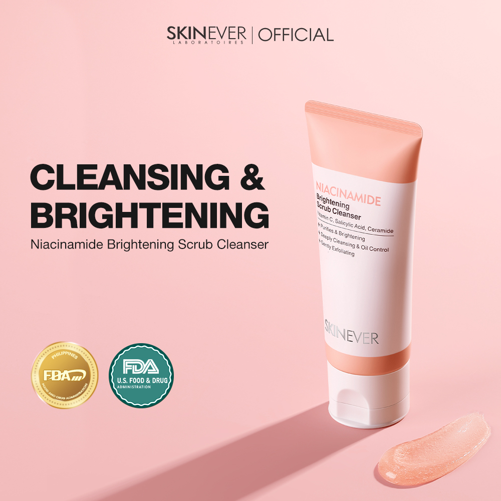Niacinamide Brightening Scrub Cleanser-SKINEVER PH
