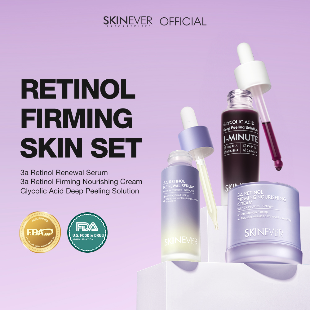 3A-Retinol Firming Skin Set-SKINEVER PH