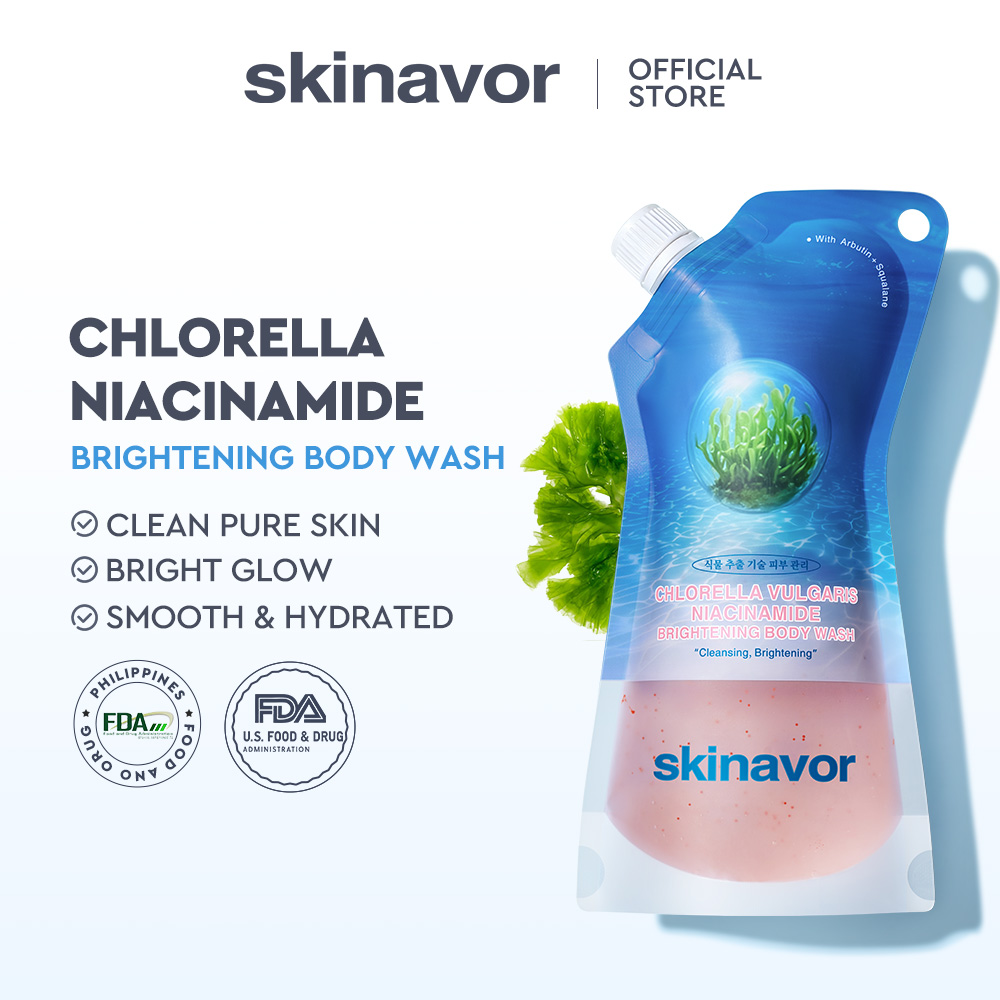 Chlorella Niacinamide Brightening Body Wash-SKINEVER PH