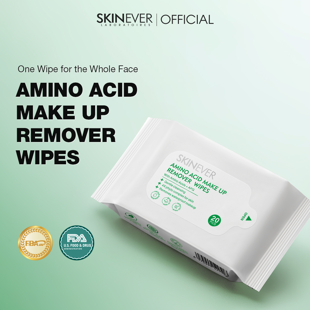 Amino Acid Make Up Remove Wipes-SKINEVER PH