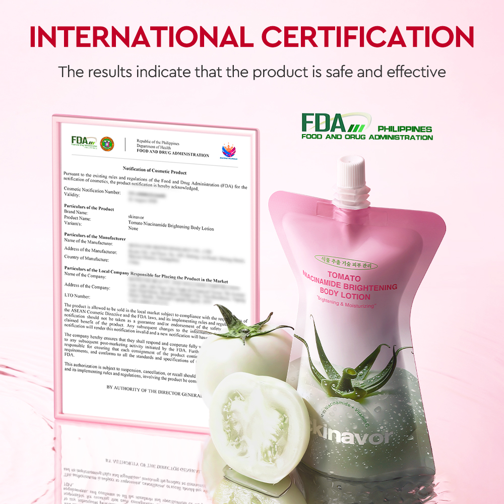 Tomato Niacinamide Brightening Body Lotion-SKINEVER PH