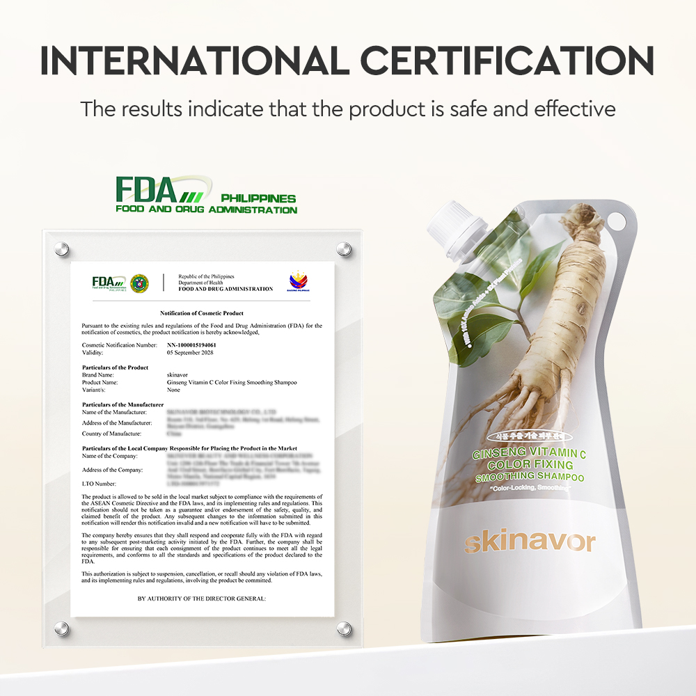 Ginseng Vitamin C Color Fixing Smoothing Shampoo-SKINEVER PH