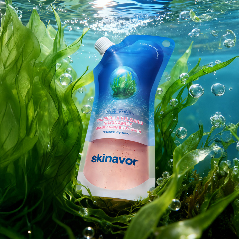 Chlorella Niacinamide Brightening Body Wash-SKINEVER PH