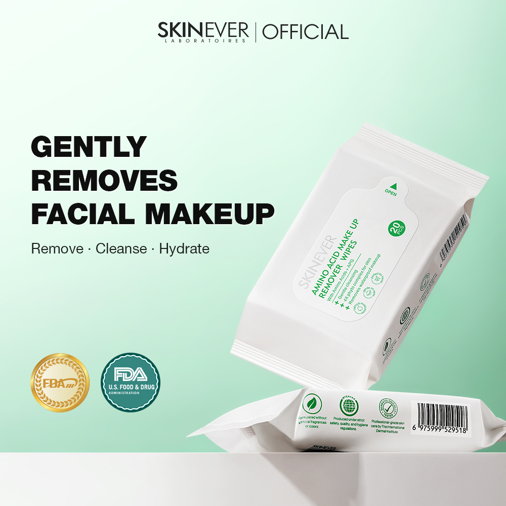 Amino Acid Make Up Remove Wipes-SKINEVER PH