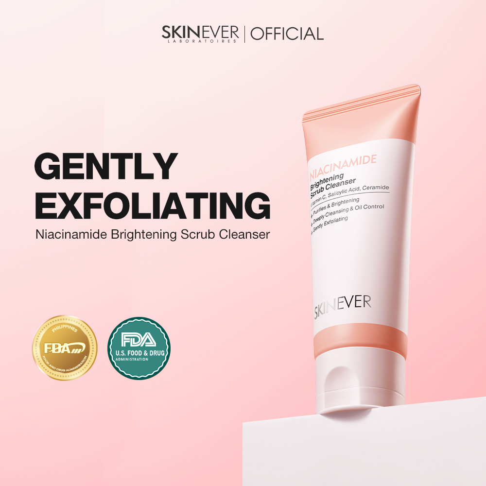 Niacinamide Brightening Scrub Cleanser-SKINEVER PH