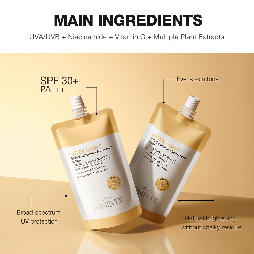 VC Water Light Body Brightening Sunscreen Lotion-SKINEVER PH