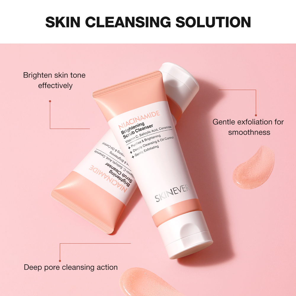 Niacinamide Brightening Scrub Cleanser-SKINEVER PH