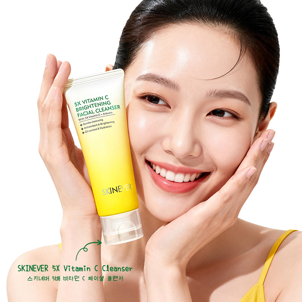 5X Vitamin C Brightening Facial Cleanser-SKINEVER PH