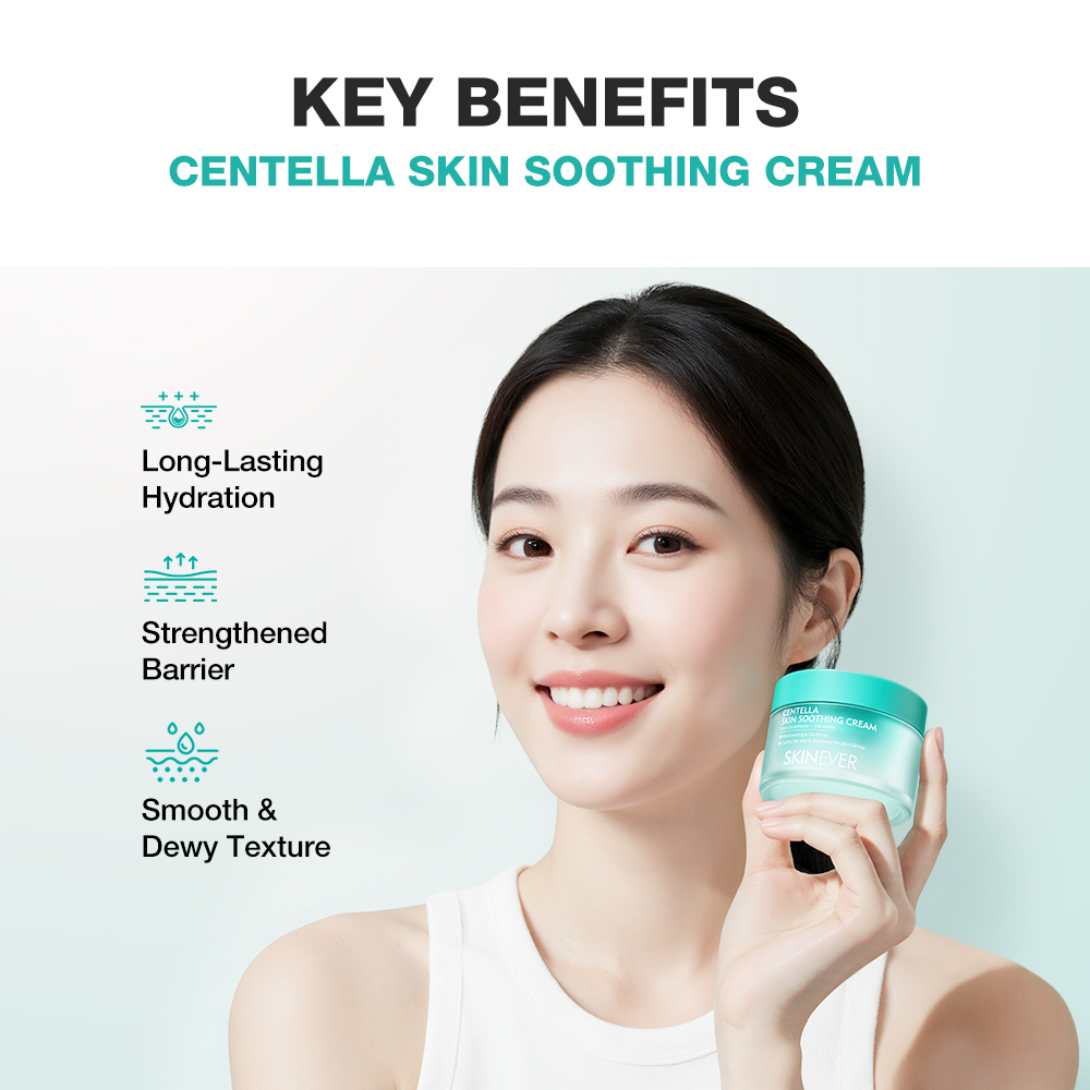 Centella Asiatica Soothing Cream-SKINEVER PH