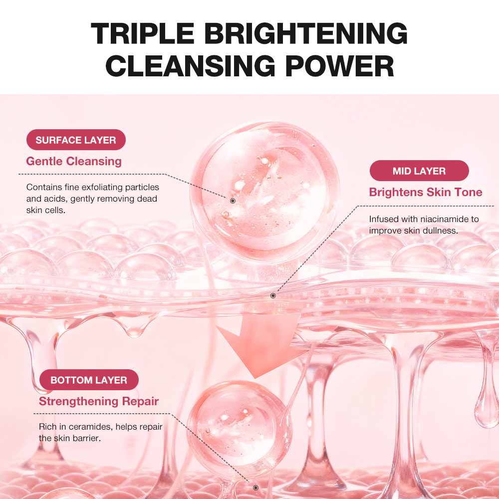 Niacinamide Brightening Scrub Cleanser-SKINEVER PH