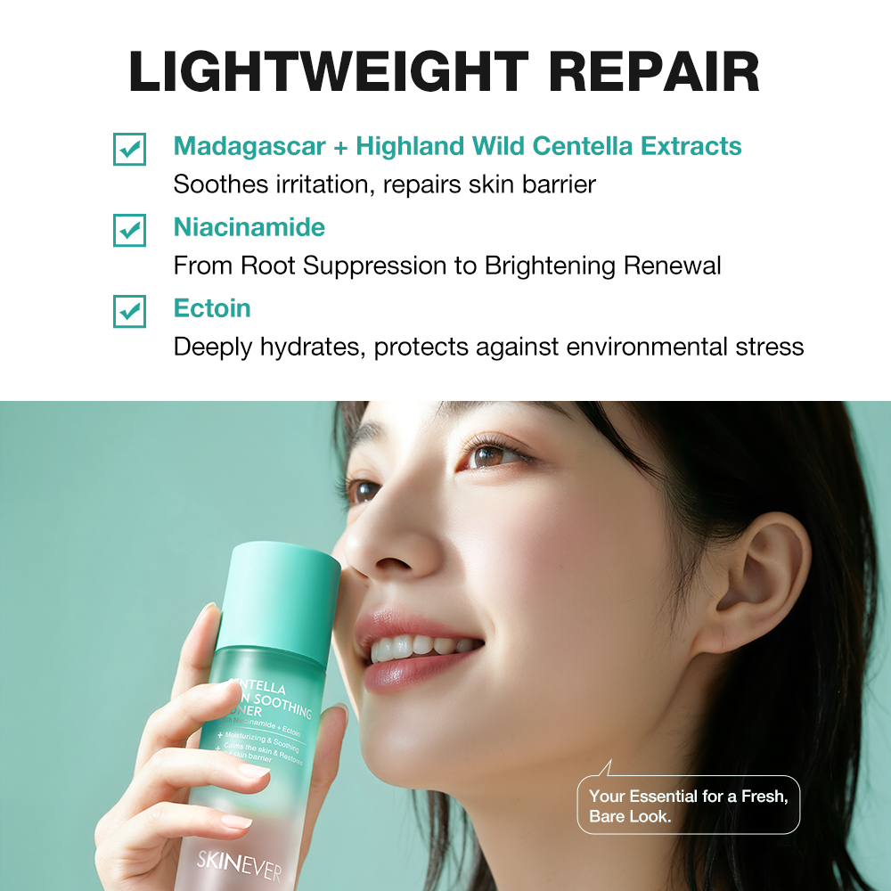 Centella Asiatica Soothing Toner-SKINEVER PH
