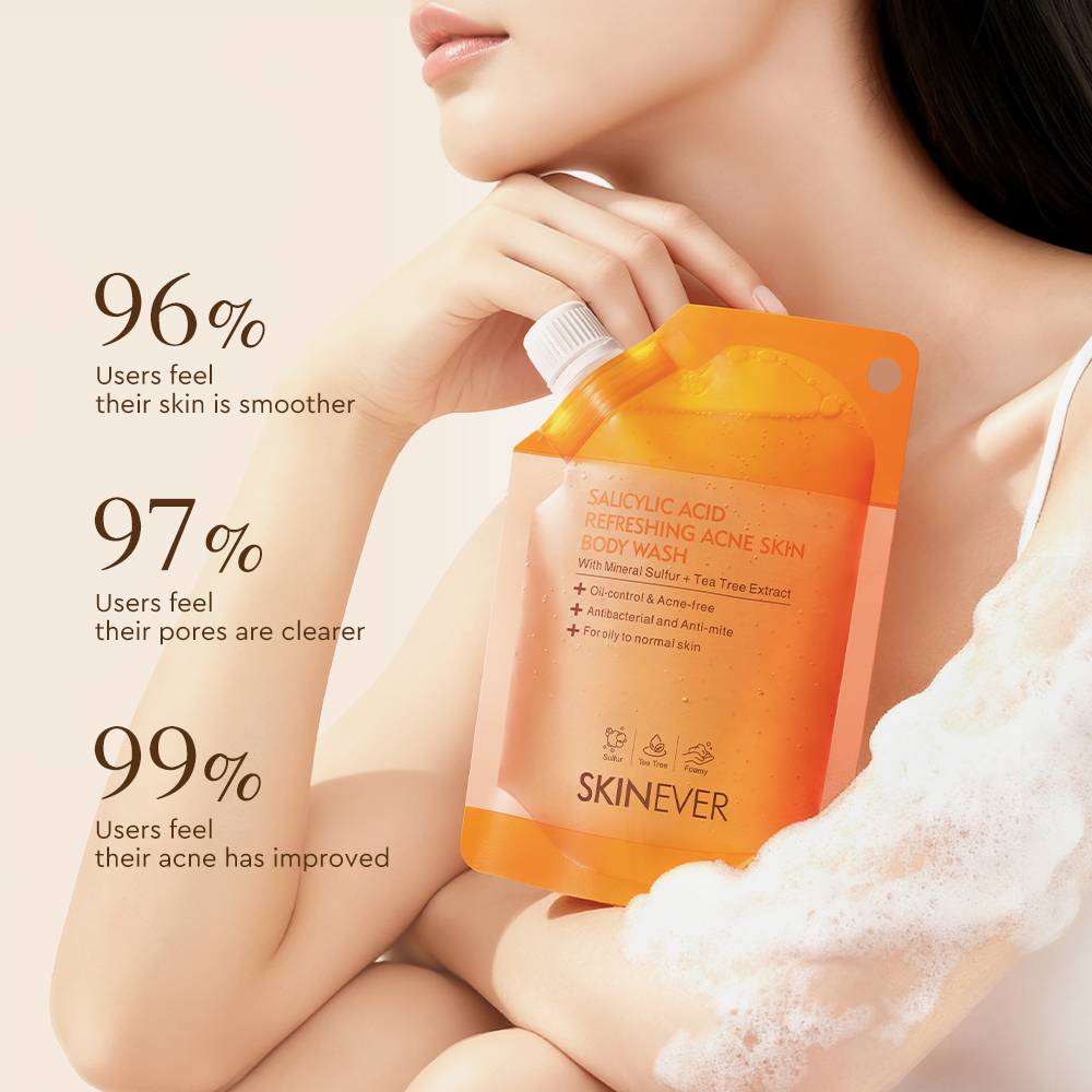 Salicylic Acid Refreshing Acne Skin Body Wash-SKINEVER PH