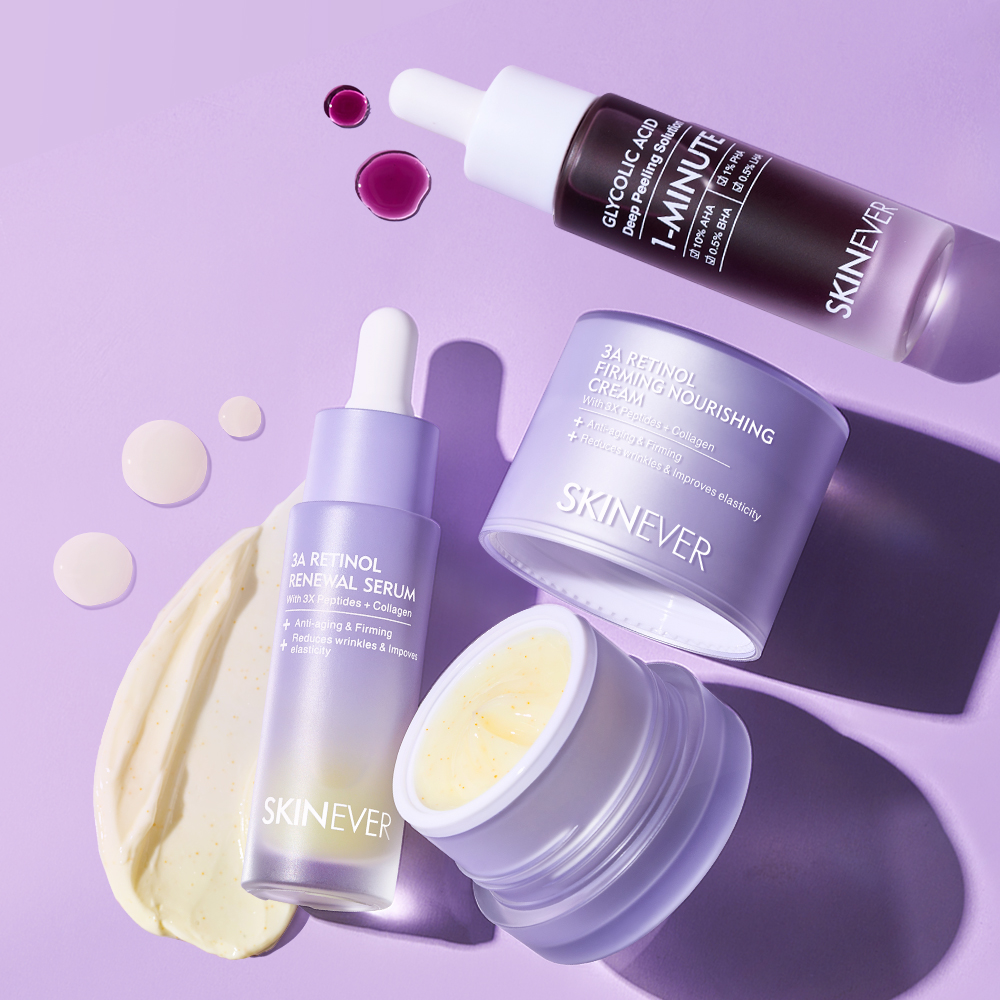 3A-Retinol Firming Skin Set-SKINEVER PH