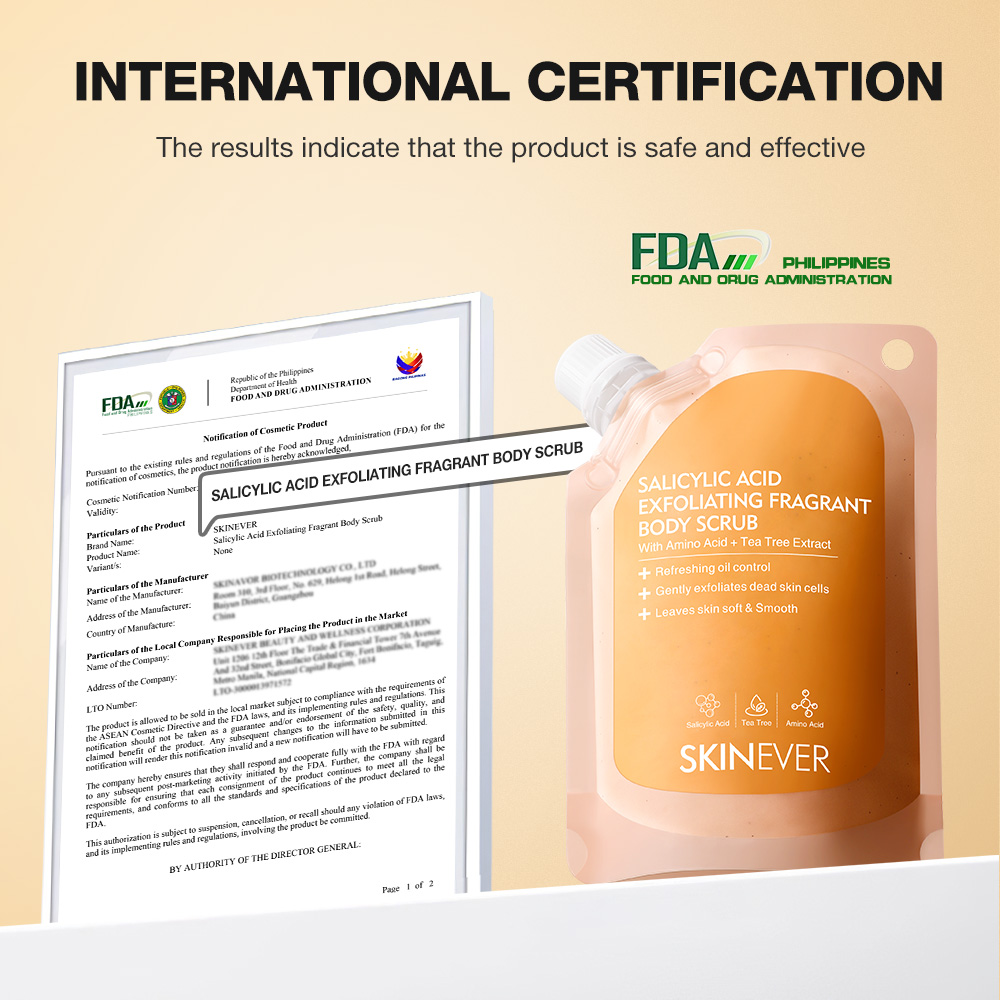 Salicylic Acid Exfoliating Fragrant Body Scrub-SKINEVER PH