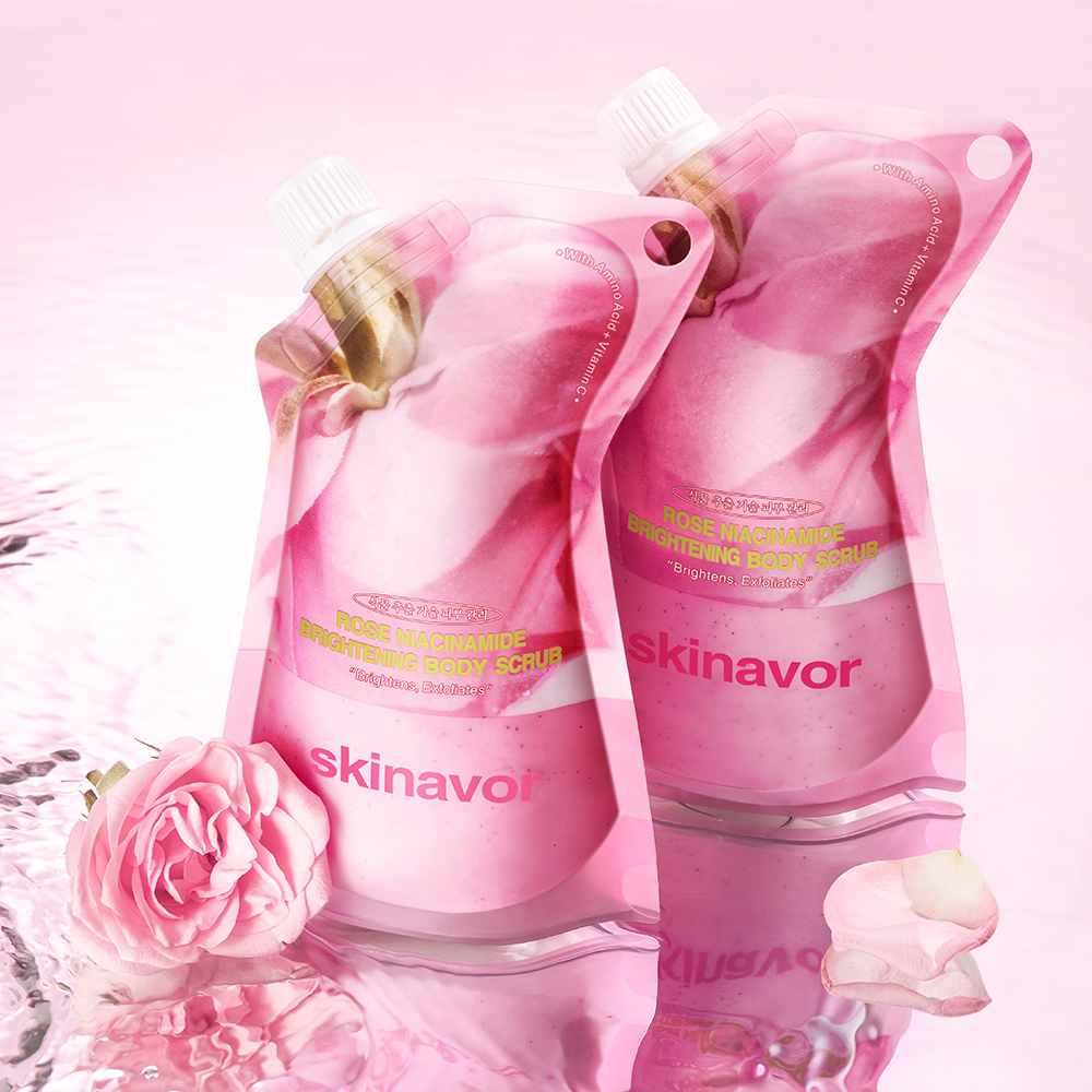 Rose Niacinamide Brightening Body Scrub-SKINEVER PH