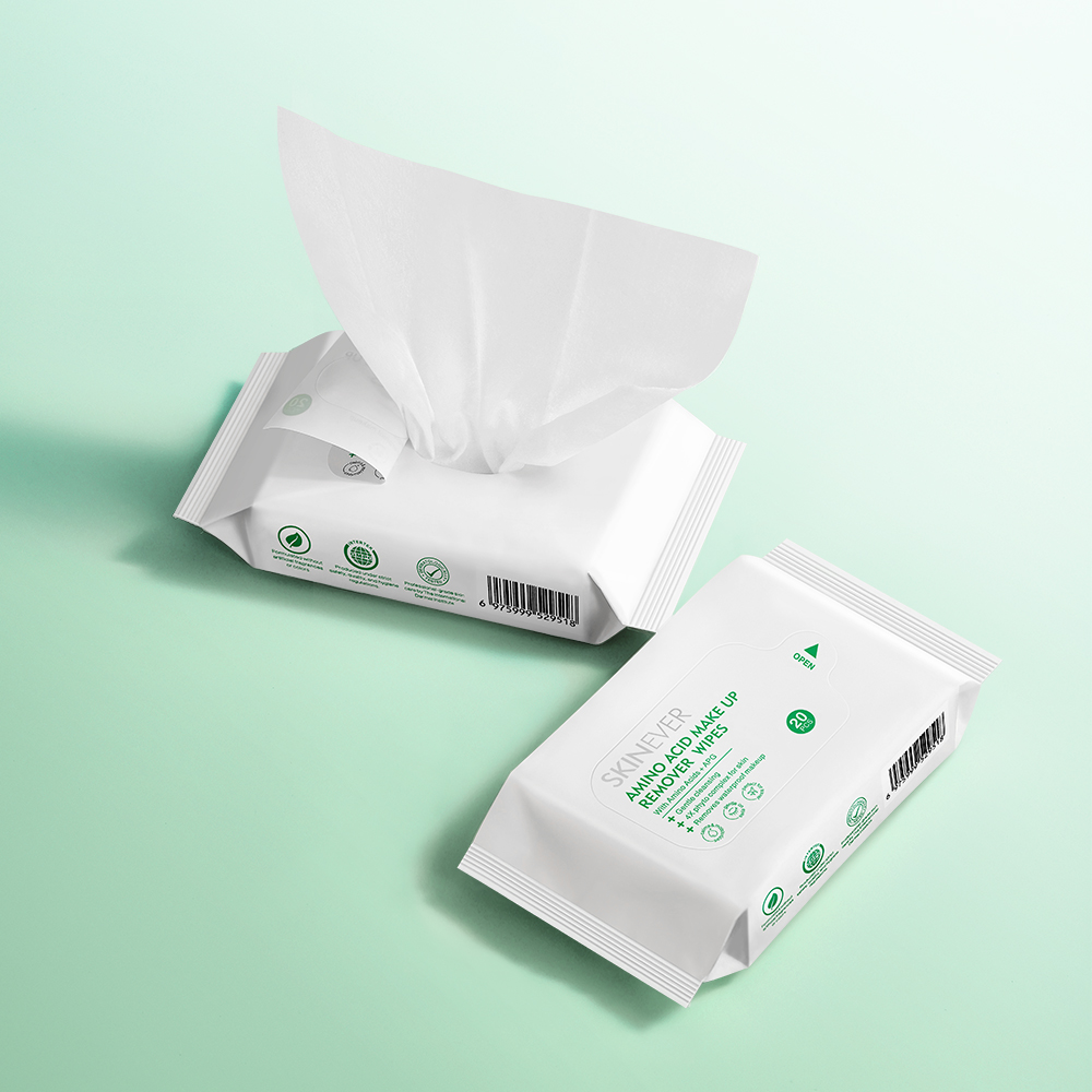 Amino Acid Make Up Remove Wipes-SKINEVER PH