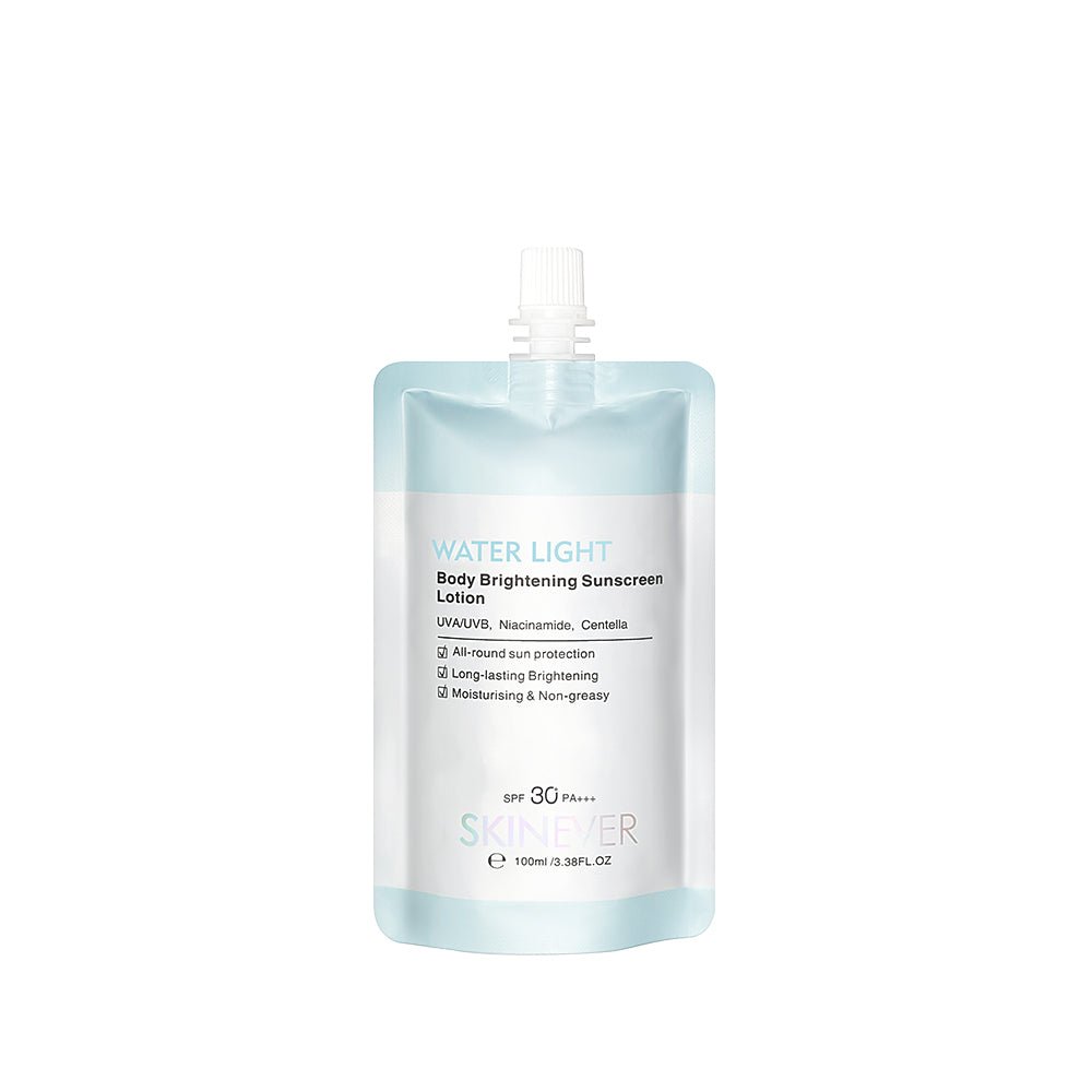 [1 box / 30 pcs] SKINEVER Water Light Body Brightening Sunscreen Lotion-SKINEVER PH