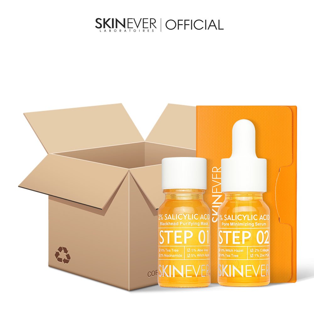 [1 box / 54 pcs] SKINEVER Salicylic Acid Blackhead Purifying & Pore Minimizing Set-SKINEVER PH