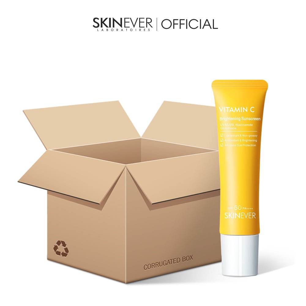 [1 box / 80 pcs] SKINEVER Vitamin C Brightening Sunscreen-SKINEVER PH