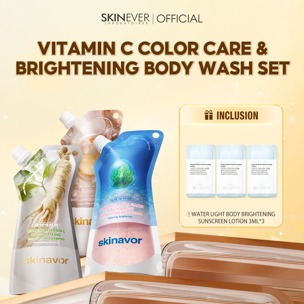 Ginseng Vitamin C Color Fixing Smoothing Shampoo-SKINEVER PH