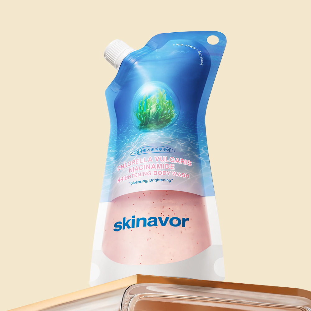 Chlorella Niacinamide Brightening Body Wash-SKINEVER PH