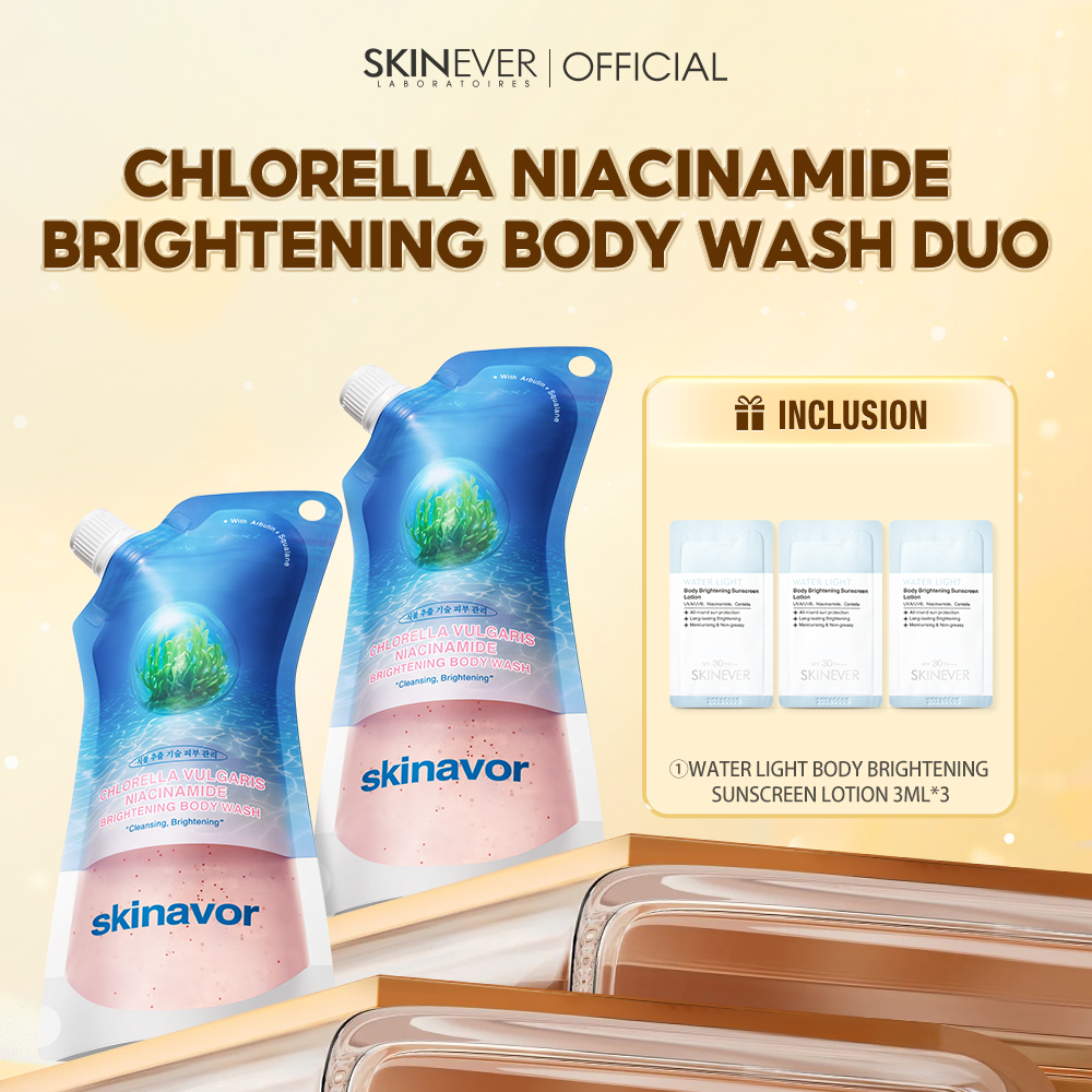 Chlorella Niacinamide Brightening Body Wash-SKINEVER PH