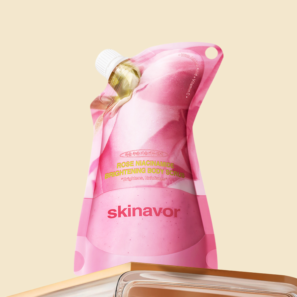 Rose Niacinamide Brightening Body Scrub-SKINEVER PH