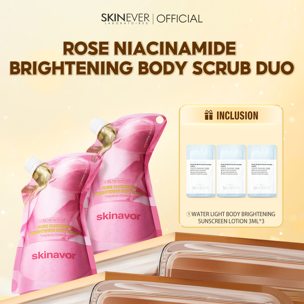 Rose Niacinamide Brightening Body Scrub-SKINEVER PH